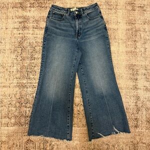 Madewell curvy flared wide leg Jean